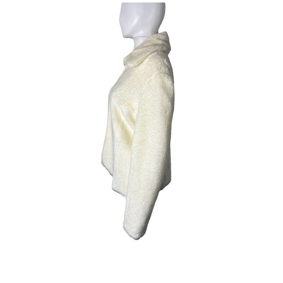 Metro Style Sherpa Teddy Coat Women’s XL Natural White Cozy Jacket - Picture 2 of 9